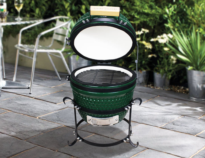 13" Kamado Ceramic Charcoal Grill With Bonus Accessory Pack