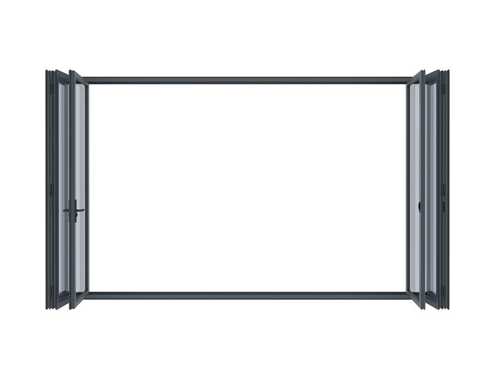 Tasman Wall Mounted Pergola Bifold Glass Door