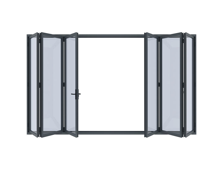 Tasman Wall Mounted Pergola Bifold Glass Door