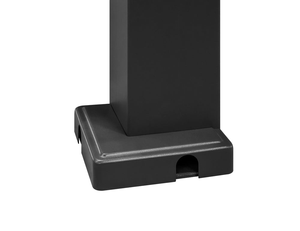 Caspian Manual Freestanding Louvre Roof Size: 3 x 3m Color: Black