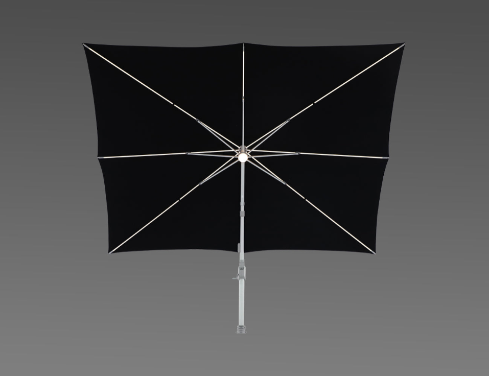 Agave 3×4m Rectangle Cantilever Umbrella with Sunbrella Fabric