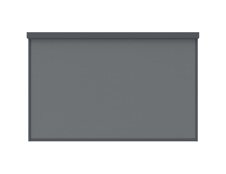Tasman Wall Mounted Pergola Retractable Shade Manual Blind, Size: 3.7m, Colour: Charcoal