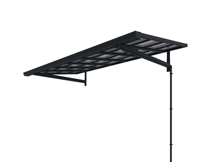 City Window / Door Awning Canopy Collection Size: 2 x 1.5m Frame Colour: Black