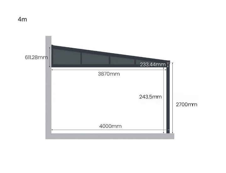 Coastal Patio Cover Quarter Window