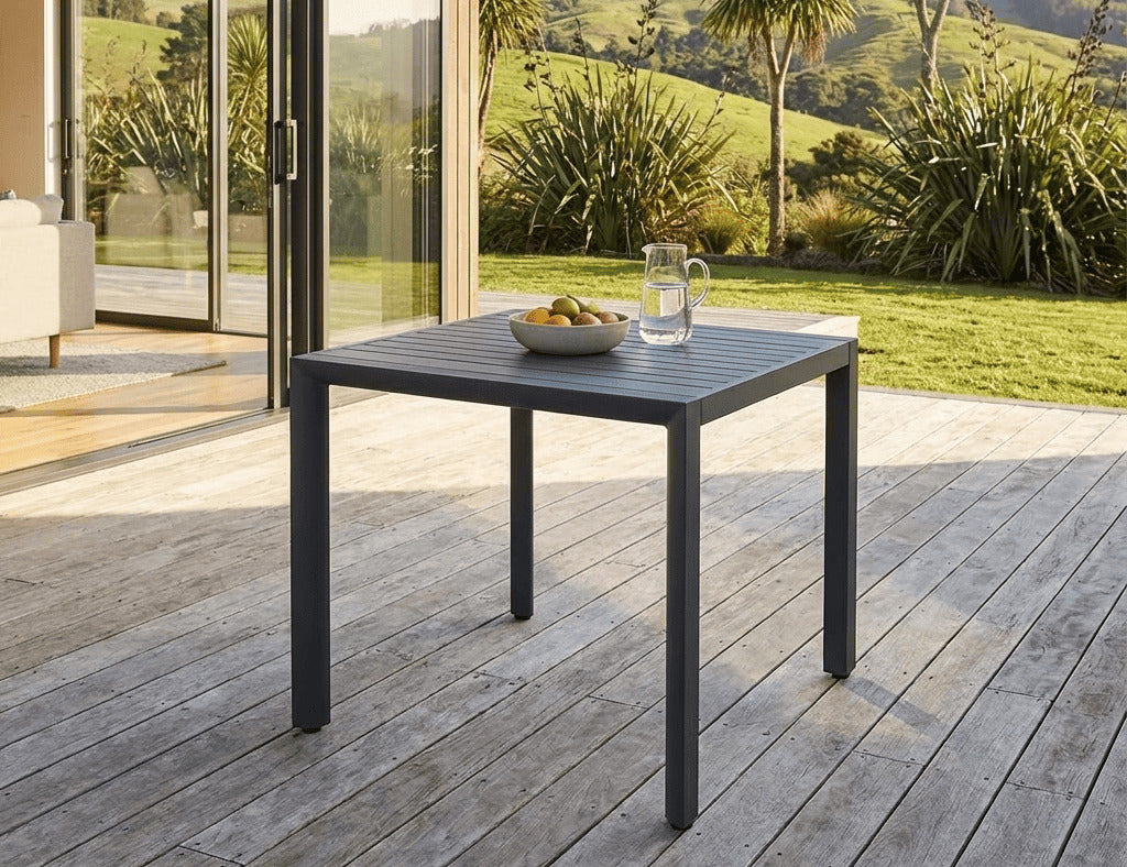 Arcus Aluminium Outdoor Patio Dining Table 80 × 80cm