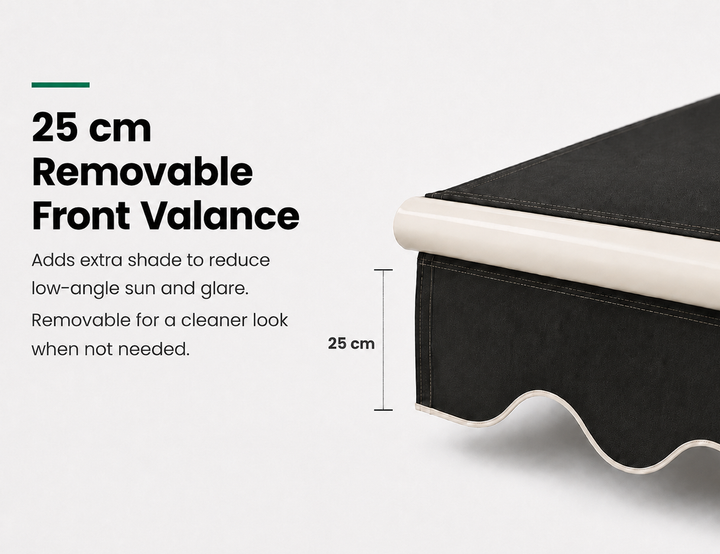 Etna Half Cassette Motorised Retractable Awning