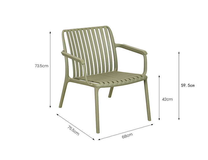Ashley Plastic Dining Chair