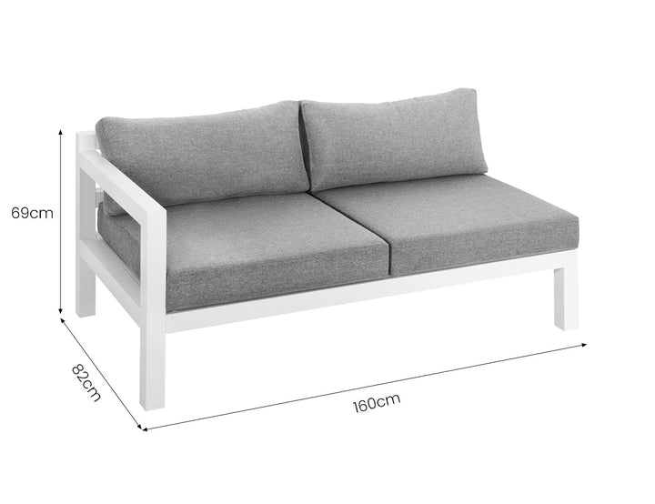 Sunbird Outdoor Sectional Right Arm Loveseat