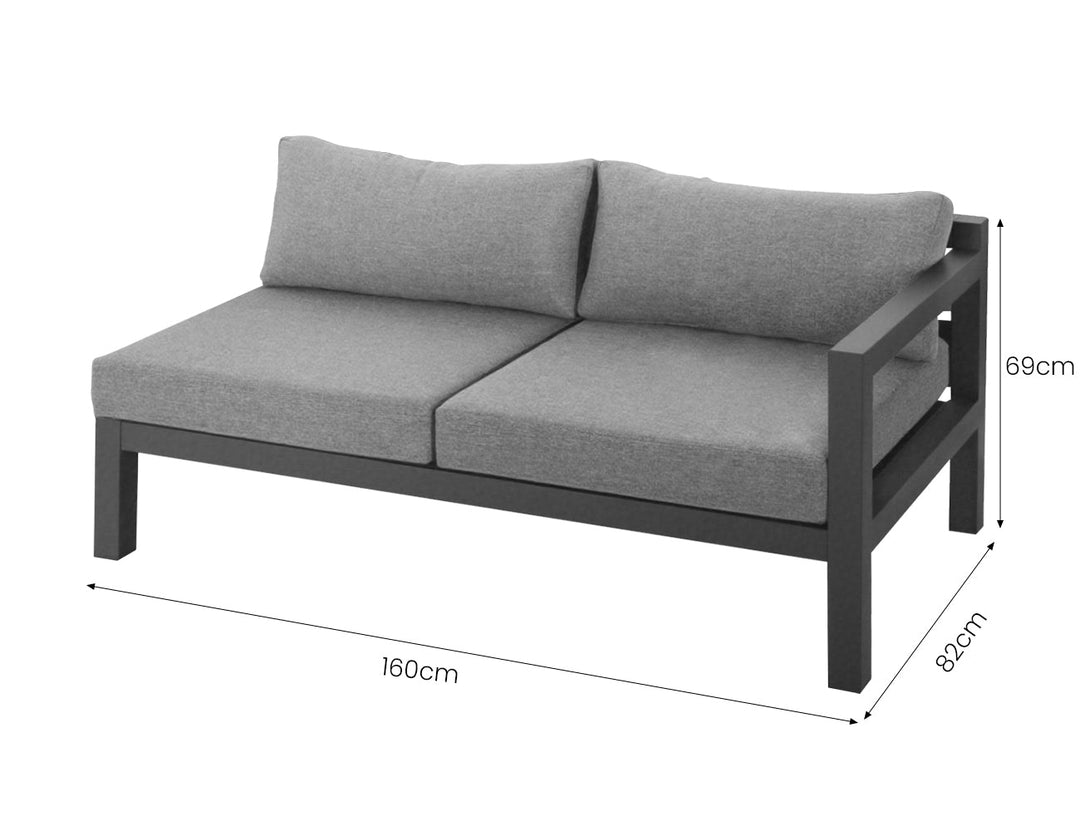 Sunbird Outdoor Sectional Left Arm Loveseat