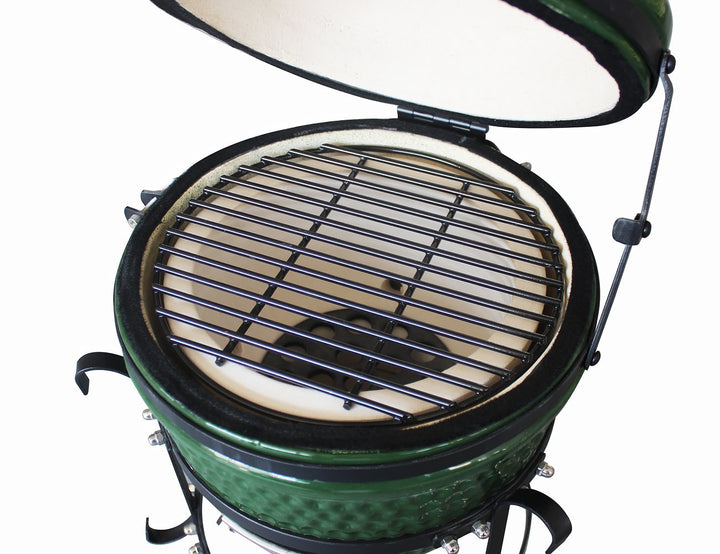 13" Kamado Ceramic Charcoal Grill With Bonus Accessory Pack