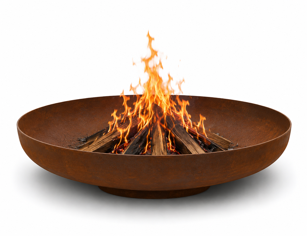 BASIN 80cm Corten Steel Fire Pit Bowl