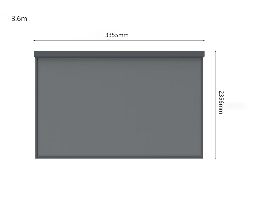 Retractable Shade Blind For Baltic Freestanding Pergola  2.0