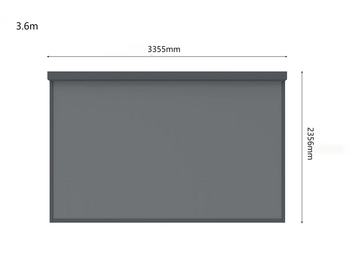 Retractable Shade Blind For Baltic Freestanding Pergola  2.0