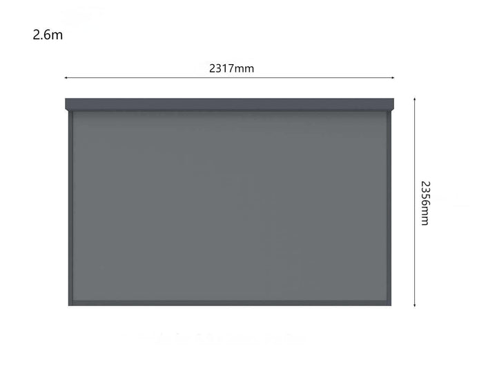 Retractable Shade Blind For Baltic Freestanding Pergola  2.0