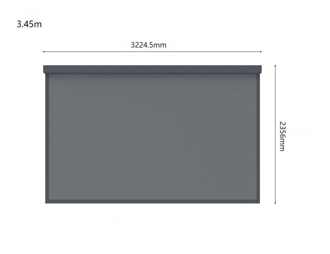 Retractable Shade Blind For Baltic Freestanding Pergola  2.0