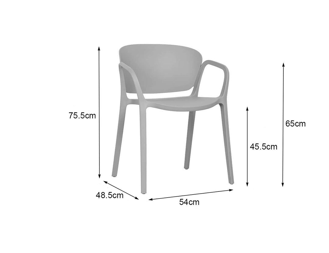 Andi Outdoor Patio Dining Armchair