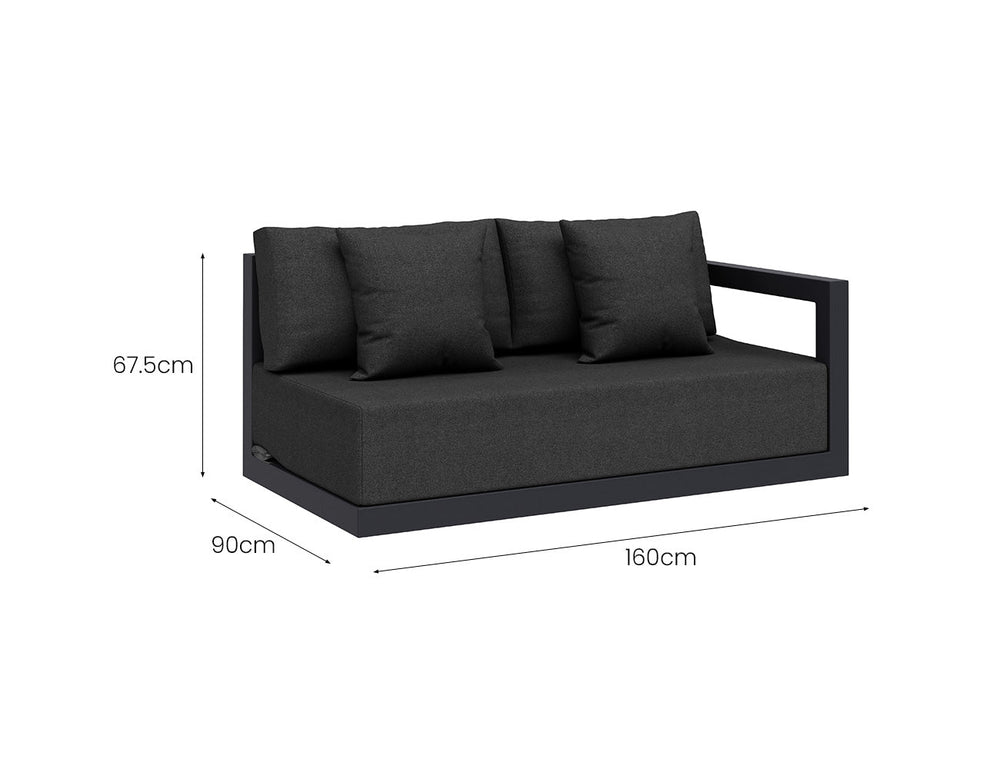 Ibis 2.0 Outdoor Corner Sofa Set - 4pcs, ,