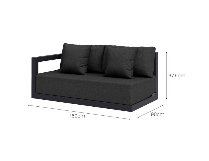 Ibis 2.0 Outdoor Corner Sofa Set - 4pcs, ,