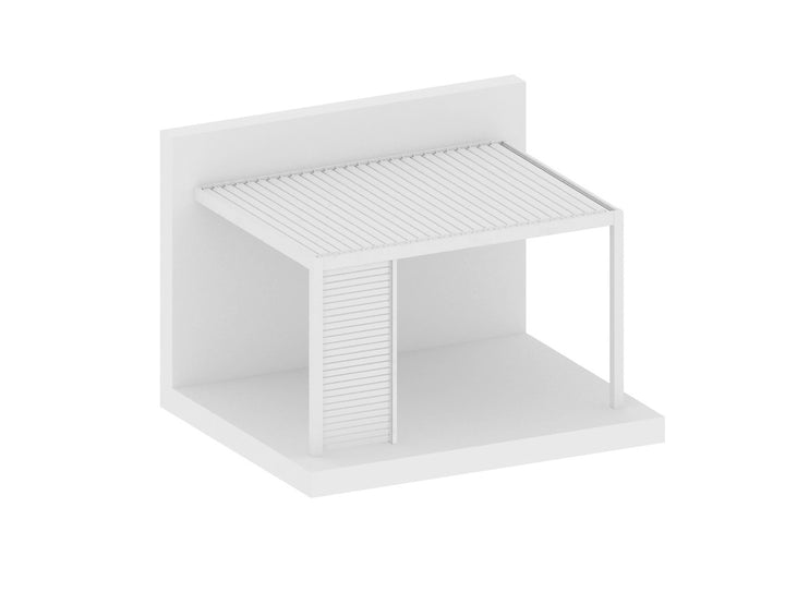 Mediterranean SKY Pergola Slatted Privacy Wall