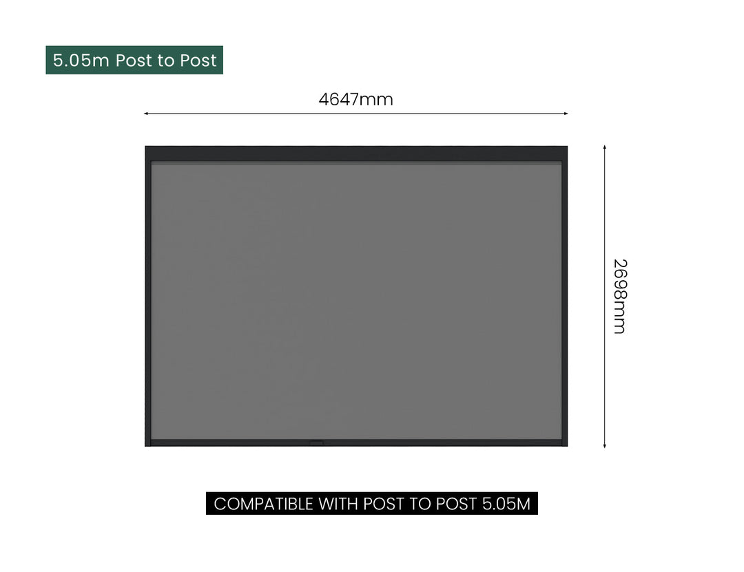 Motorised Blind For Mediterranean-SKY Wall Mounted Louvre Roof Pergola