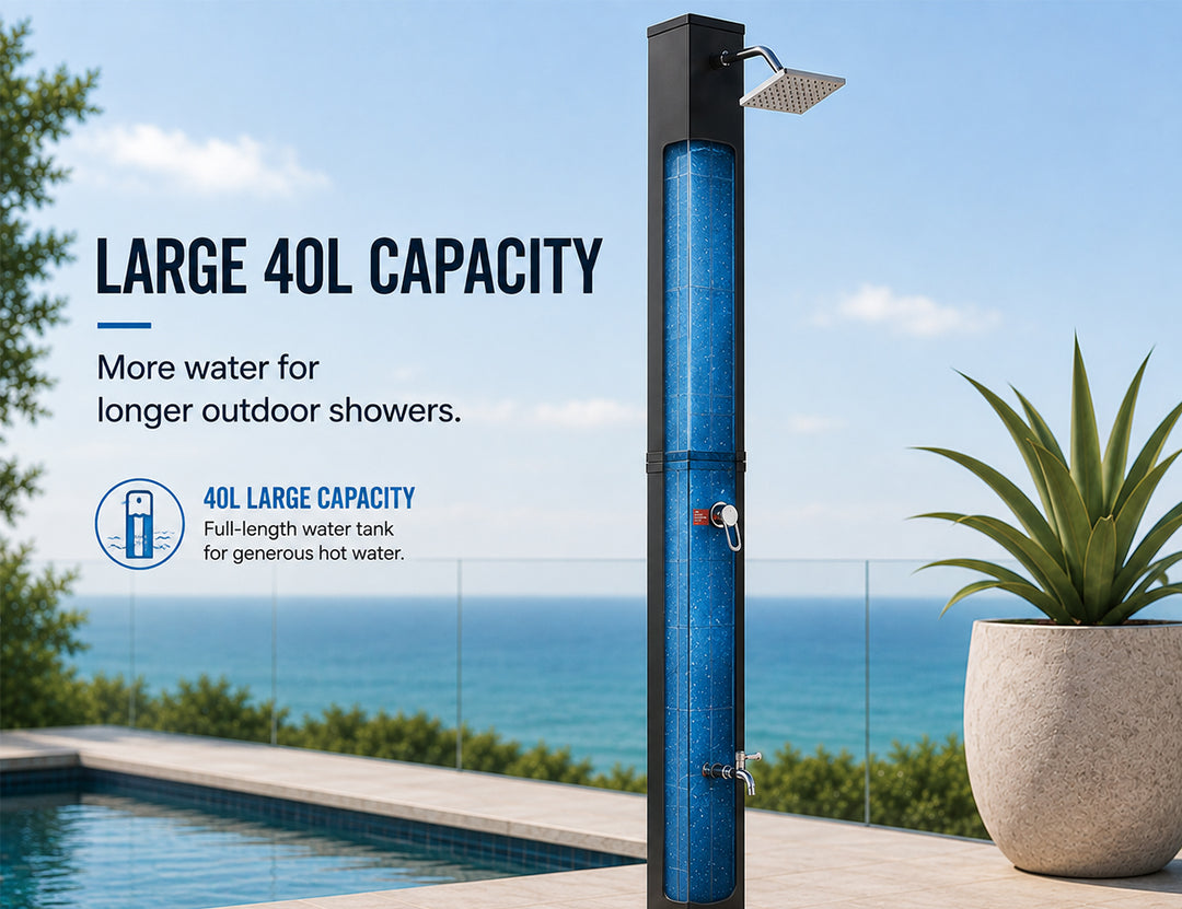 40L Solar Outdoor Shower