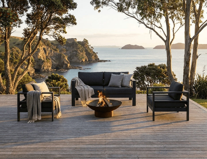 Sandpiper 2.0 Outdoor Sofa Sectional Loveseat Set- 4 Seat