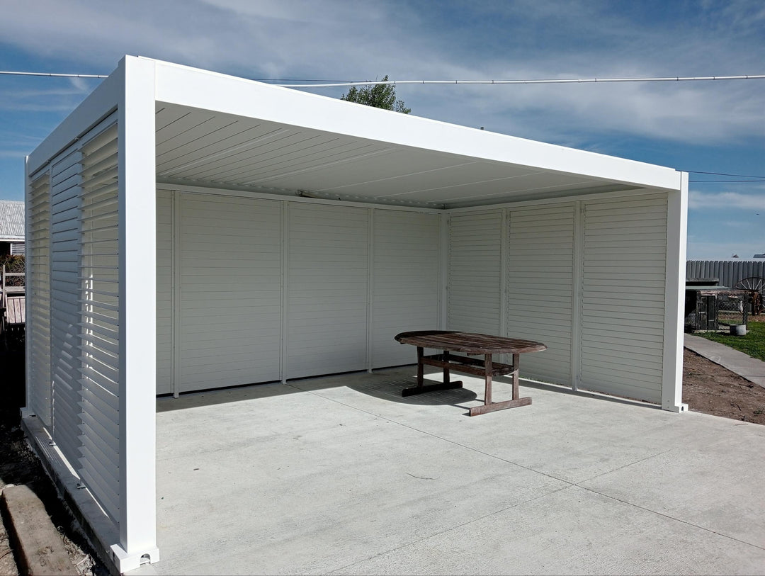 Waihi&Hahei Pergola Tongue and Groove Privacy Screen