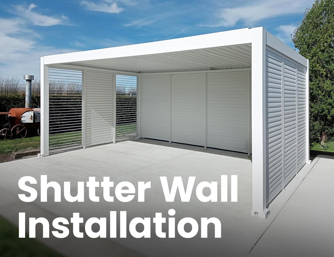 Assembly Service（Shutter Wall for Baltic Wall Mounted Pergola）