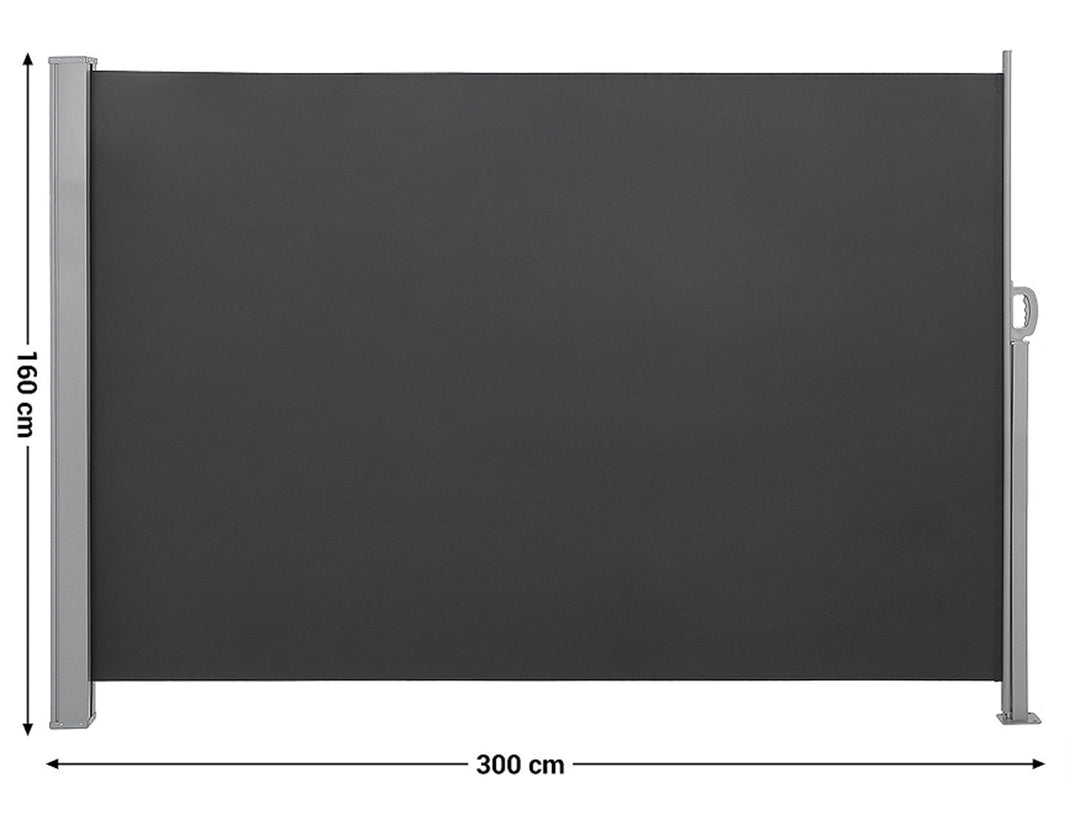 Patio Screen Retractable Side Awning 1.6m x 3 m