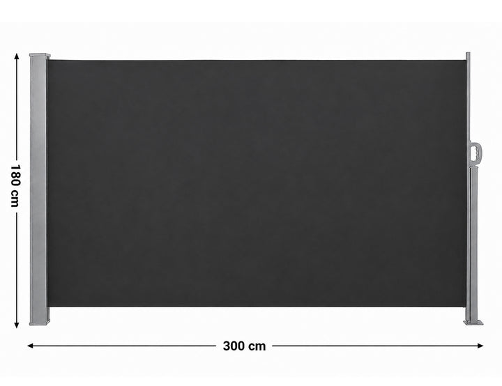 Patio Screen Retractable Side Awning - 1.8m x 3m