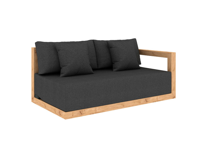 Ibis Outdoor Teak Corner Sofa Set-4PCS