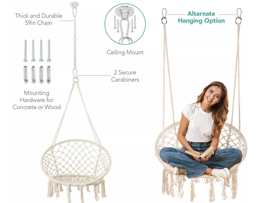 Macramé Swing Chair