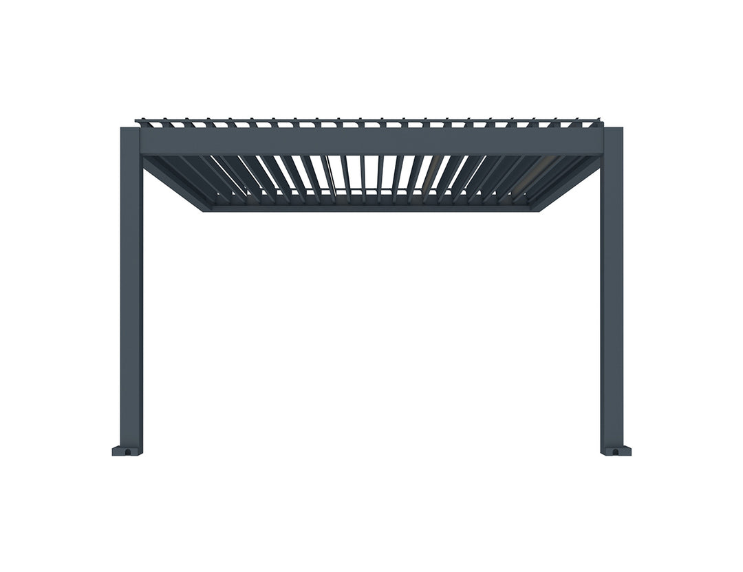 Tasman Motorised Wall Mounted Louvre Roof Aluminium Pergola