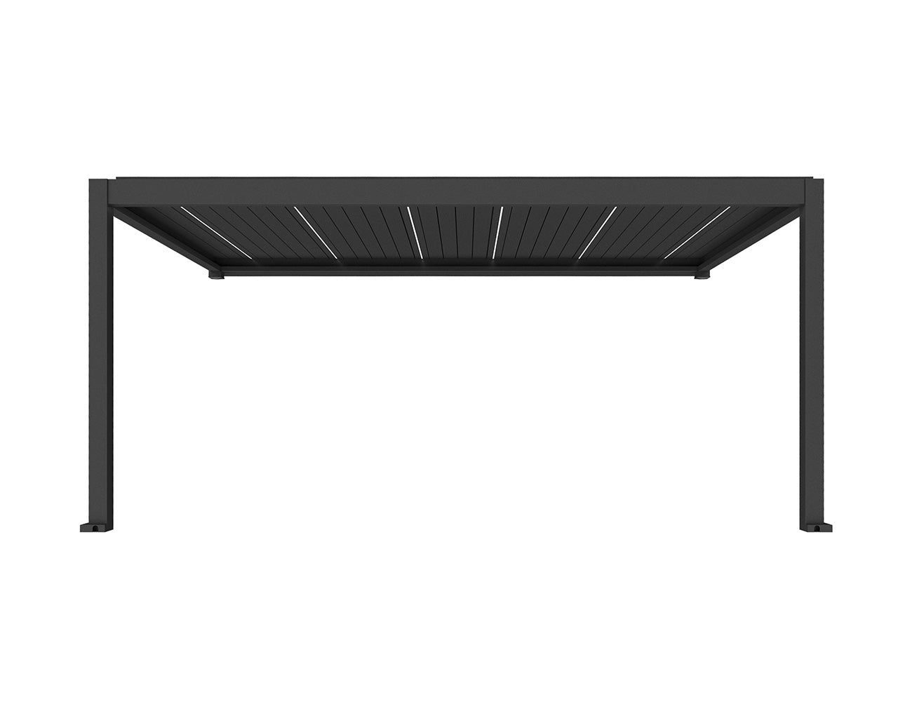Tasman Motorised Wall Mounted Louvre Roof Aluminium Pergola