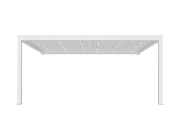 Tasman Motorised Wall Mounted Louvre Roof Aluminium Pergola