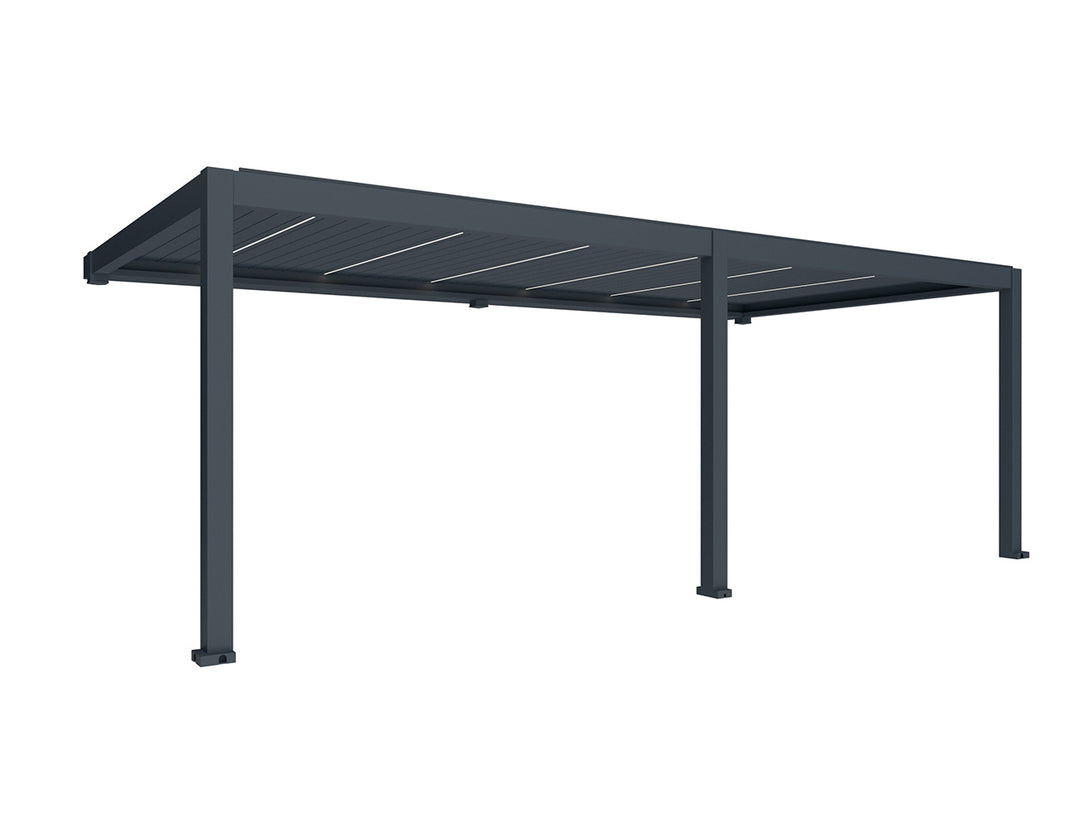 Tasman Motorised Wall Mounted Louvre Roof Aluminium Pergola