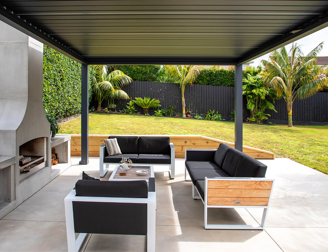 Tasman Motorised Freestanding Louvre Roof Aluminium Pergola