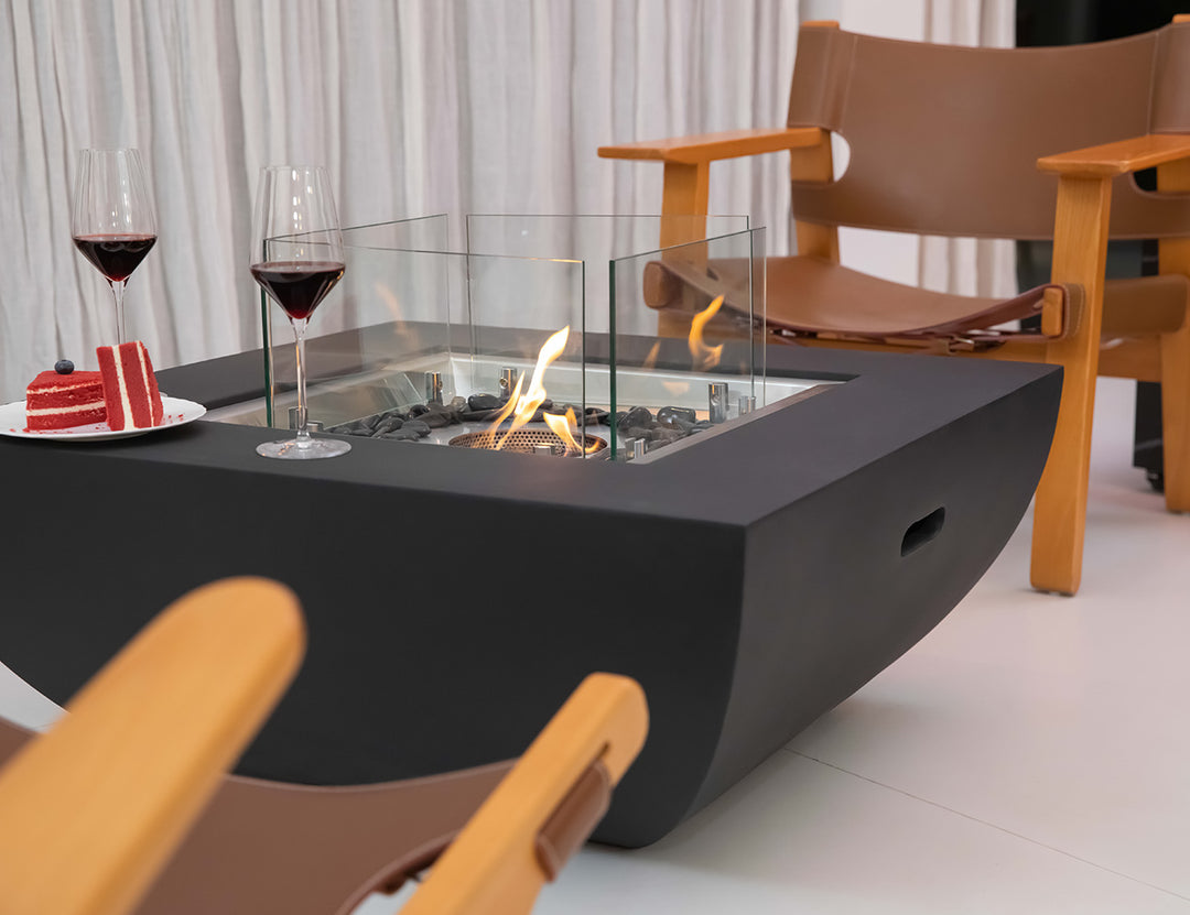 Aurora Ethanol Fire Table