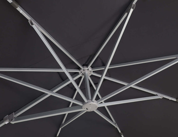 Alabaster 4m Square Cantilever Umbrella Colour: Dark Grey