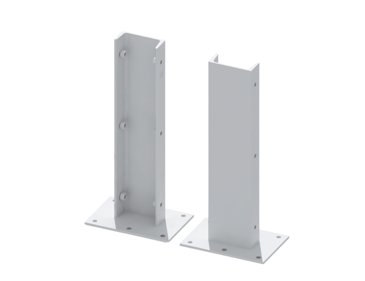 Carport Base Plates - 2pc