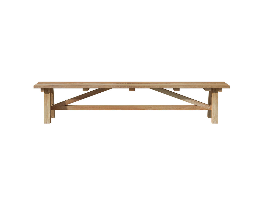 Titan Outdoor Teak Dining Bench Seat 240cm