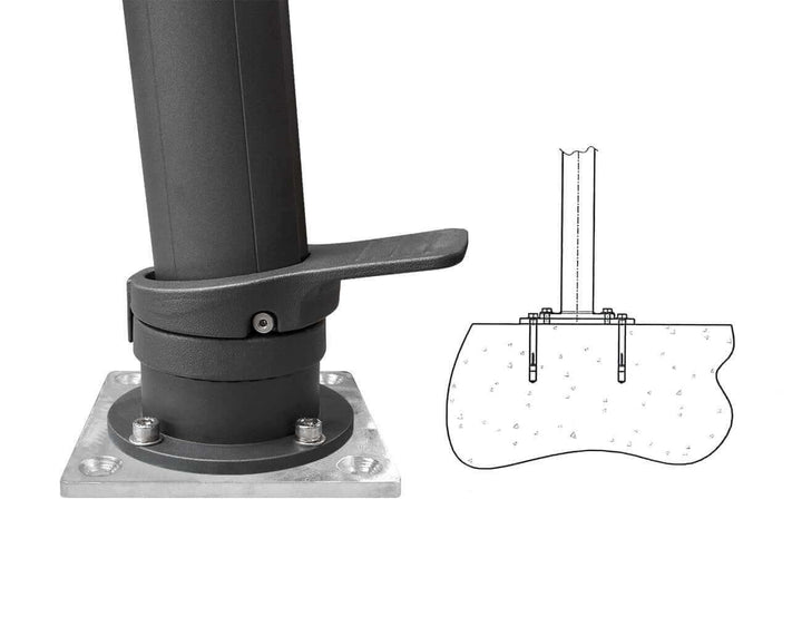 Alabaster 3m Square Cantilever Umbrella
