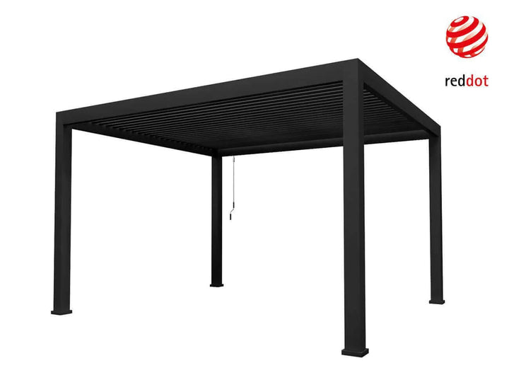 Waihi 3.6 x 4m Louvre Roof Aluminium Pergola, Pergola