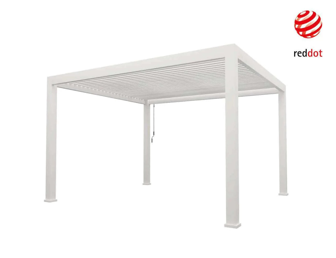 Waihi 3.6 x 4m Louvre Roof Aluminium Pergola, Pergola