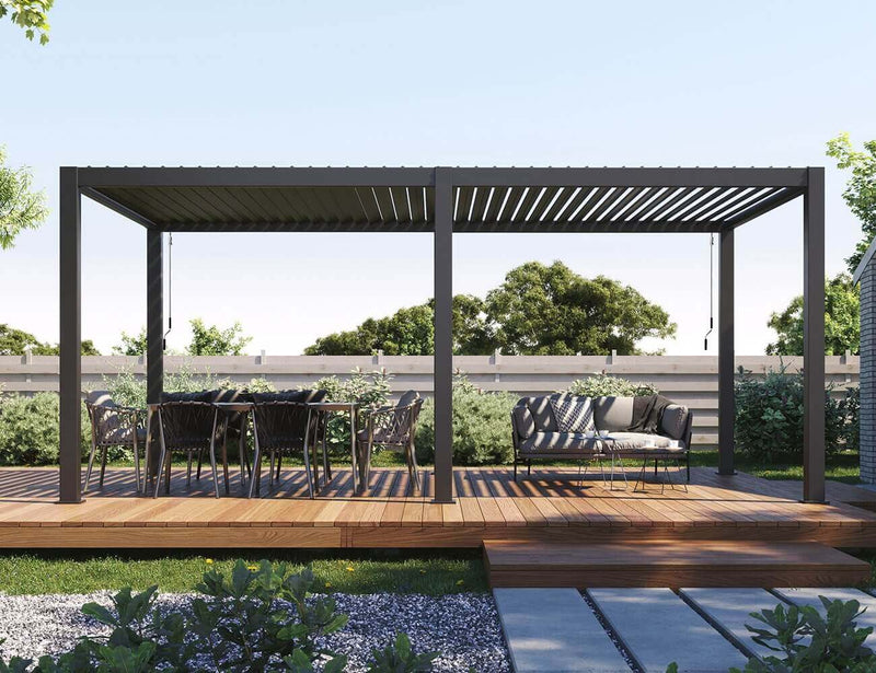 Aluminium Louvre Roof 3 x 6m - Kitset Pergola AU - Luxi Living