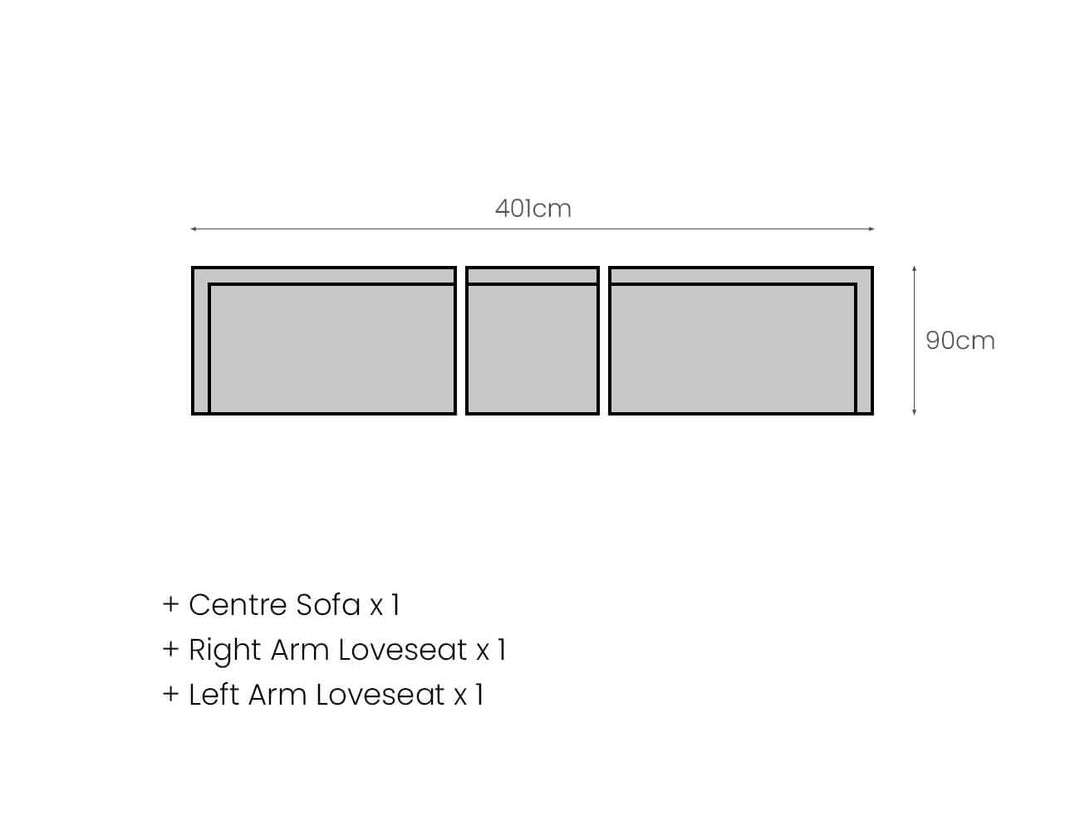 Ibis 2.0 Oversized Outdoor Corner Sofa