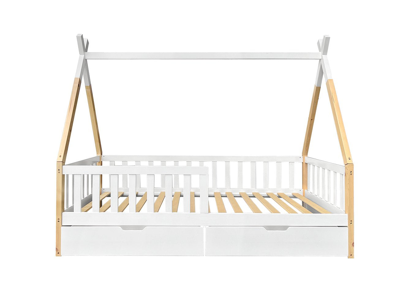 The Bambino Co Sora 2.0 Solid Wood Kids Bed Frame - King Single - Luxi ...