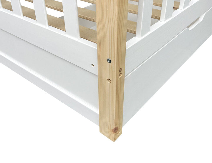 The Bambino Co Sora 2.0 Solid Wood Kids Bed Frame - King Single, Beds & Bed Frames