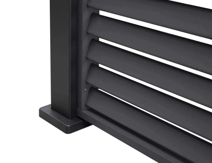 Waihi & Hahei Aluminium Pergola Shutter Wall - 0.93m, Outdoor Structure Accessories