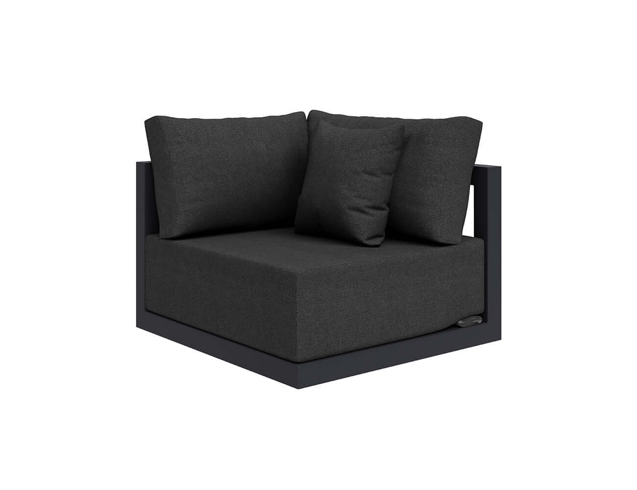 Ibis 2.0 Oversized Outdoor Corner Sofa Color: Grey